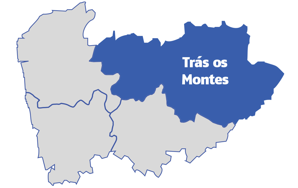Trás os Montes Map