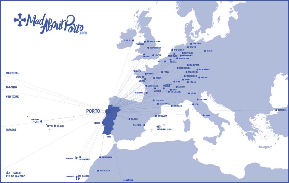 Flights to Porto